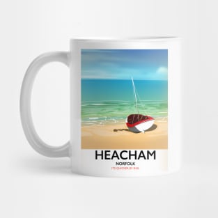 Heacham Norfolk travel poster Mug